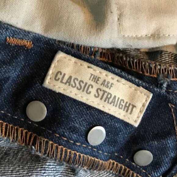Vintage Abercrombie & Fitch Classic Straight Jeans 31x 30 – 100% Cotton - Picture 7 of 9